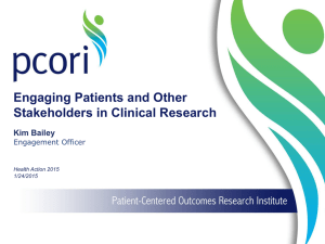 PCORI General Presentation