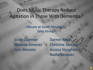 Does Music Therapy Reduce Agitation in Those With - Lifecare-grey