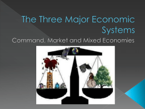 Economic Systems: Command, Market, & Mixed Economies