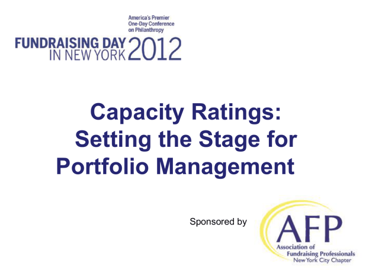 Capacity Ratings Hands