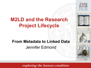 Research Process Presentation - Digital Humanities Observatory