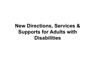 New Directions: Disability Services & Supports in Ireland