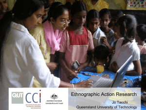 `Ethnographic Action Research` (EAR)