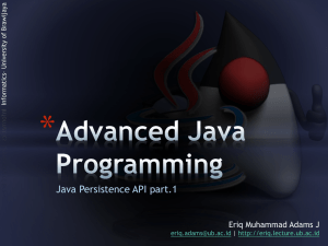 Java Persistence API