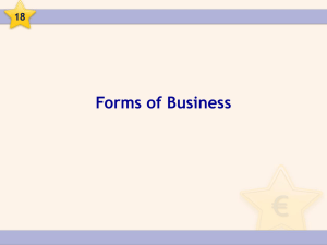 FormsOfBusiness - ST.DOMINICS COLLEGE