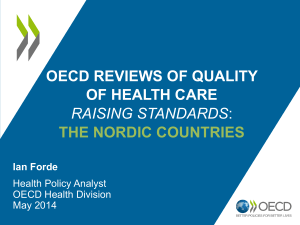 Ian Forde (Policy analyst, OECD Health Division)