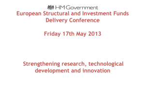 Innovation Thematic Objective