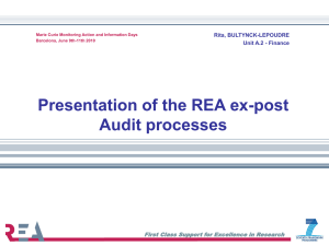REA Audit Presentation