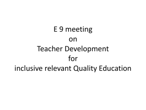 Linkages with Bali - Teacher Education