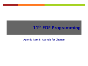 Agenda for Change