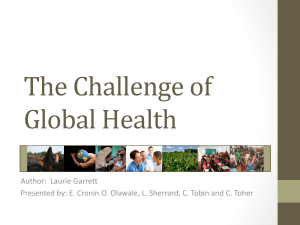 Global Health Challenges: Brain Drain & Sustainable Infrastructure