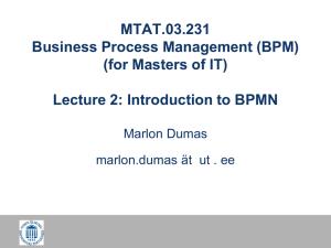 BPMN Introduction: Business Process Management Presentation
