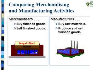 Merchandising vs. Manufacturing: Cost Accounting Overview