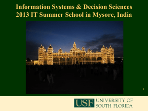 IT Summer School at Infosys
