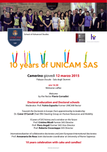 A4 master - Università degli Studi di Camerino