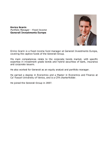 Enrico Scarin Portfolio Manager