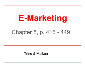 E-marketing Part 2