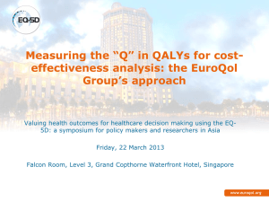 Singapore introduction to EQ-5D