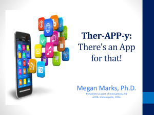Ther-APP-y: Mobile Apps in Mental Health Treatment