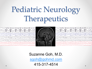 Pediatric Neurology Therapeutics: A Quick Guide