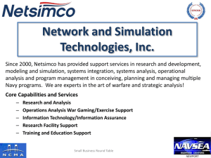 Netsimco – SBRT Reverse Matchmaker – 2014 - NCMA