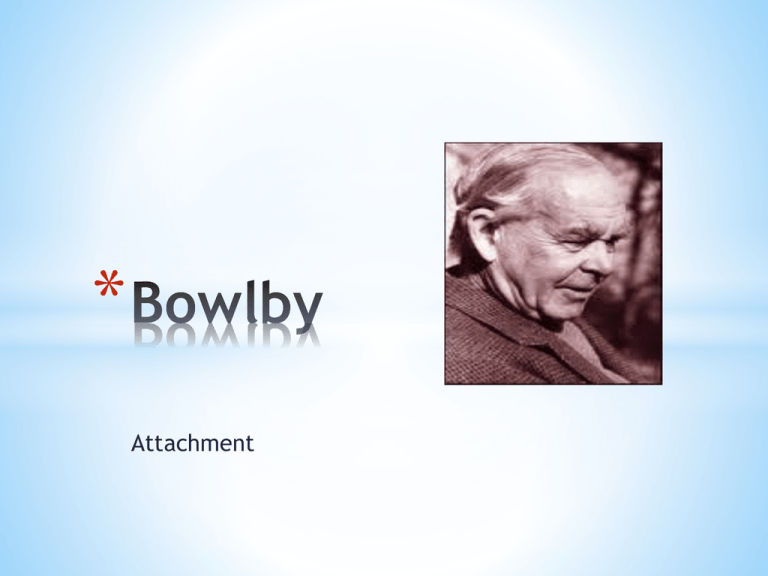 bowlby experiments