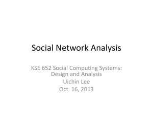 Social Network Analysis Presentation