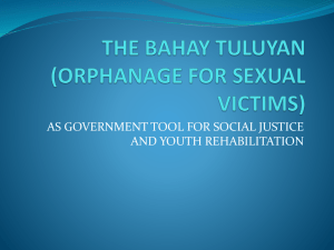 Bahay Tuluyan: Social Justice & Youth Rehabilitation in Philippines