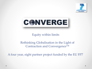 Slides - CONVERGE project