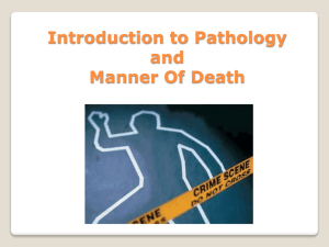 Manner Of Death - Madeira City Schools