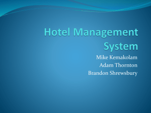 Hotel Database System
