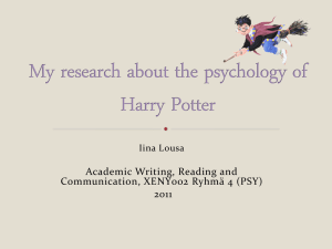 Harry Potter Psychology: Benefits in Real Life