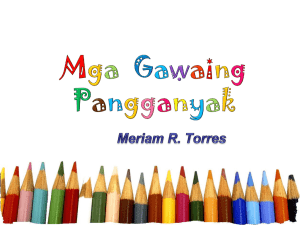 Filipino Language Skills Presentation