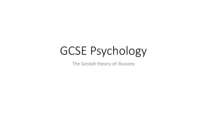 Gestalts theory of illusion part 1