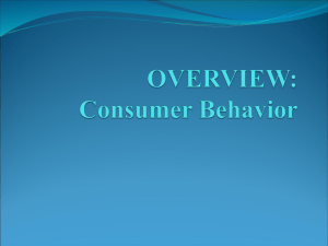 1_what is consumer behavior_fall09