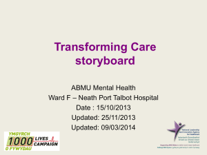 Transforming Care storyboard
