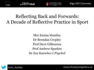 A Decade of Reflective Practice in Sport