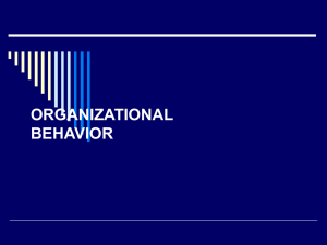 Organizational Behavior: Key Concepts & Challenges
