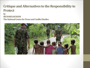 Analysis and critique of the responsibility to protect