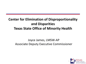 Presentation slides – Joyce James