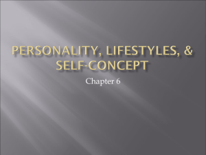 Personality, lifestyles, & self