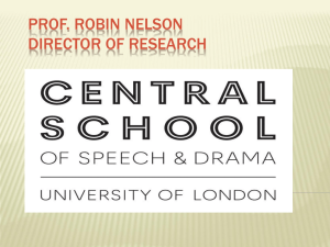 Robin Nelson Keynote Presentation