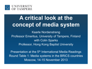 Comparative Mass Media Systems