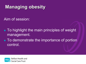 Overweight and obesity among children