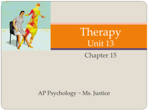 Behavior Therapy - Bremerton School District
