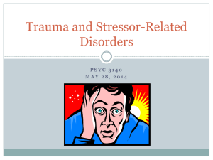 PTSD Criteria and Case Study