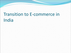 Transition to E-commerce in India