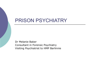 PRISON PSYCHIATRY