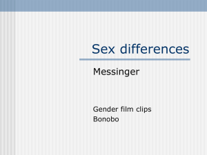 Sex differences.