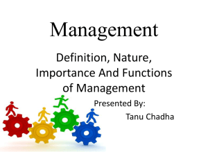 PPTs - School of Management Sciences, Varanasi